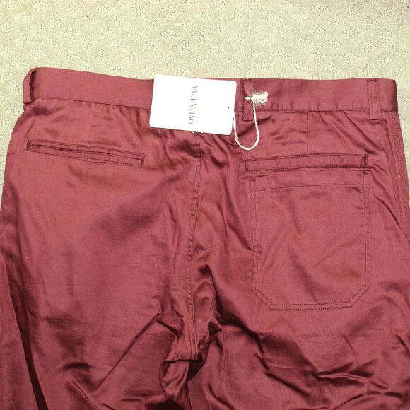 NWT Authentic Valentino Spa Women's Size US 14 Straight Leg 5-Pocket Pintucked - Picture 7 of 12